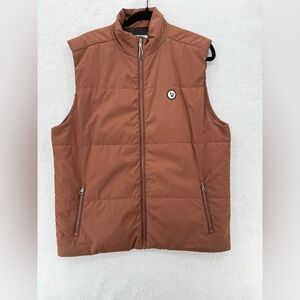 Vuori Men's Echo Insulated Vest Cedar Large V538